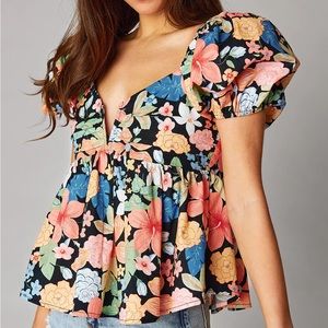 Buddy Love Houston Floral Top